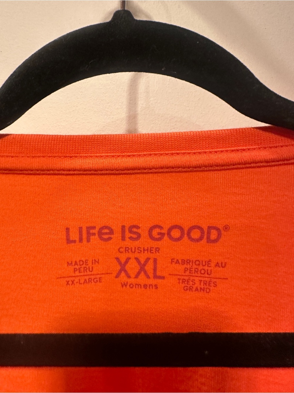 NEW Life Is Good Orange Sand Dollar Graphic Tee XXL - Picture 4 of 8